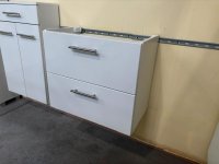 Waschtisch Unterschrank 60 cm Hochglanz Weiß mit Softclose - Bild 5