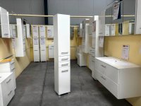 Bad-Hochschrank Hochglanz Weiß 30x180 cm NEU - Bild 1