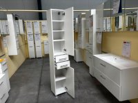 Bad-Hochschrank Hochglanz Weiß 30x180 cm NEU - Bild 2