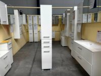 Bad-Hochschrank Hochglanz Weiß 30x180 cm NEU - Bild 4