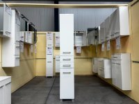 Bad-Hochschrank Weiß Hochglanz 30x185 cm NEU - Bild 4