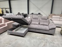 Ecksofa mit Schlaffunktion & Sitztiefenverstellung (Einzelstück) - Bild 5