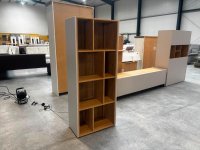 Regal Kaschmir Eiche furniert mit Beleuchtung - Bild 2