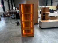 Regal Kaschmir Eiche furniert mit Beleuchtung - Bild 5