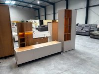 3-tlg. Wohnwand Kaschmir Eiche mit Beleuchtung - Bild 2