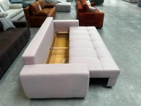 Schlafsofa mit Federkern & Bettkasten - Rose - Bild 2