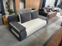 Schlafsofa mit Federkern & Bettkasten Anthrazit - Bild 1