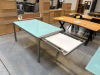 Ausziehtisch Milchglas 152/213x95 cm - Bild 3