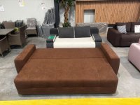 Schlafsofa mit Bettkasten & Schlaffunktion - Braun - Bild 3