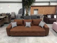 Schlafsofa mit Bettkasten & Schlaffunktion - Braun - Bild 5