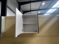 Hängeschrank HG 50 cm Schwarz/Weiß Hochglanz Neuware - Bild 2