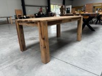 Ausziehbarer Esstisch Sheesham massiv 160-200x90 cm - Bild 7