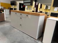 Sideboard 180 cm Weißgrau Eiche furniert - Bild 5