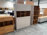 Highboard Kaschmir / Eiche furniert mit LED - Bild 6
