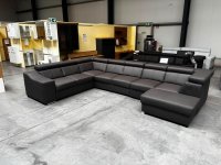 XXL Wohnlandschaft U-Form 9-fach Kopfverstellung - Bild 1