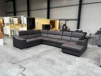 XXL Wohnlandschaft U-Form 9-fach Kopfverstellung - Bild 2