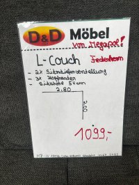 Megapol Ecksofa Federkern Sitztiefenverstellung Grau - Bild 3