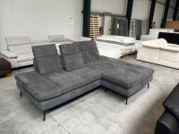 Megapol Ecksofa Federkern Sitztiefenverstellung Grau - Bild 4