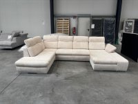 Wohnlandschaft Beige U-Form mit Schlaffunktion & Bettkästen - Bild 6