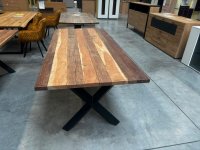 Esstisch Altholz Akazie 220x100 cm massiv - Bild 2