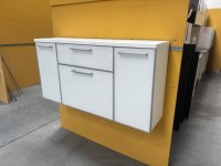 Voss Hänge-Schuhschrank Glasfront 121cm Weiß - Bild 2