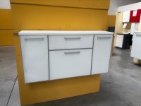 Voss Hänge-Schuhschrank Glasfront 121cm Weiß - Bild 5