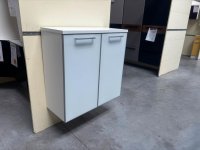 Voss Hänge-Schuhschrank Glasfront Weiß Matt 84x83 cm - Bild 2