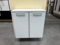 Voss Hänge-Schuhschrank Glasfront Weiß Matt 84x83 cm - Bild 5