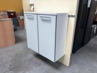 Voss Hänge-Schuhschrank Glasfront Weiß Matt 84x83 cm - Bild 6