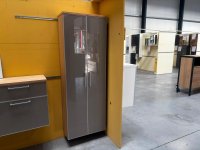 Voss Hänge-Garderobe Eiche Bianco / Taupe Glasfront - Bild 2