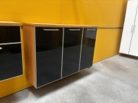 Voss Hänge-Schuhschrank Eiche Bianco Anthrazit Glasfront - Bild 2