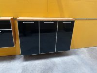 Voss Hänge-Schuhschrank Eiche Bianco Anthrazit Glasfront - Bild 5