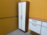 Voss Hänge-Garderobe Eiche Bianco / Optiweiß Glas - Bild 2