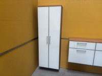 Voss Hänge-Garderobe Eiche Bianco / Optiweiß Glas - Bild 5