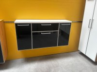 Voss Hänge-Schuhschrank Glasfront 121 cm Weiß/Anthrazit - Bild 5