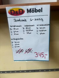 6-teiliges Badmöbel-Set Wotan-Eiche 50% Rabatt - Bild 3