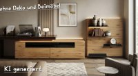 TV-Board & Wandboard 2-tlg. Asteiche teilmassiv LED - Bild 1