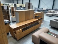 TV-Board & Wandboard 2-tlg. Asteiche teilmassiv LED - Bild 4