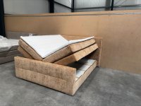 Boxspringbett 180x200 cm mit 2 Bettkästen & Topper - Bild 4