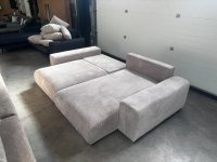 Schlafcouch Cord Hellgrau mit Bettkasten & Schlaffunktion - Bild 5