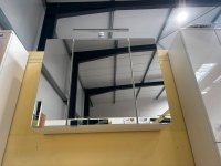 Spiegelschrank 80 cm mit LED Lampe & Steckdose - Weiß - Bild 5