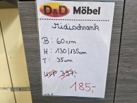 Midischrank Badmöbel Graphit/Eiche Rauchsilber NEU - Bild 3