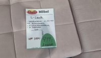 Ecksofa Beige mit Schlaffunktion & Bettkasten - Bild 4