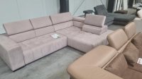 Ecksofa Beige mit Schlaffunktion & Bettkasten - Bild 5