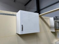 Hängeschrank 60 cm Weiß Hochglanz Neuware - Bild 2