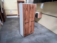 Midischrank Badschrank Weiß/Wotaneiche 60x130 cm - Bild 2