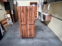 Midischrank Badschrank Weiß/Wotaneiche 60x130 cm - Bild 5