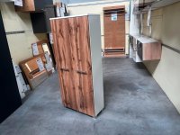 Midischrank Badschrank Weiß/Wotaneiche 60x130 cm - Bild 6
