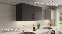 Hängeschrank Küchenmöbel 100 cm Graphit Grau Matt Neuware - Bild 1