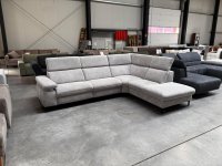 Zehdenick Eckcouch elektrisch Relaxfunktion Federkern Famose ecru grau - Bild 5